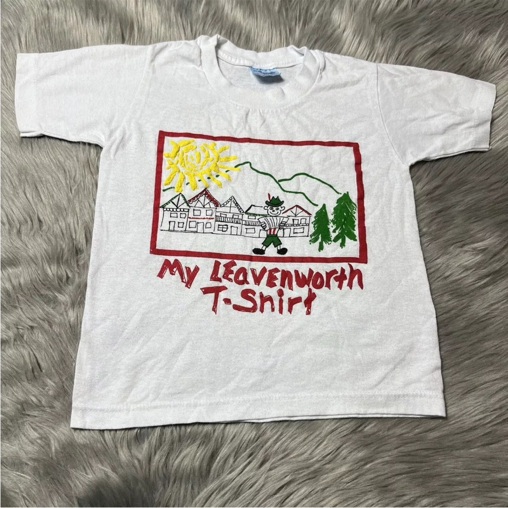 Vintage 90s Kids My Leavenworth WA T Shirt